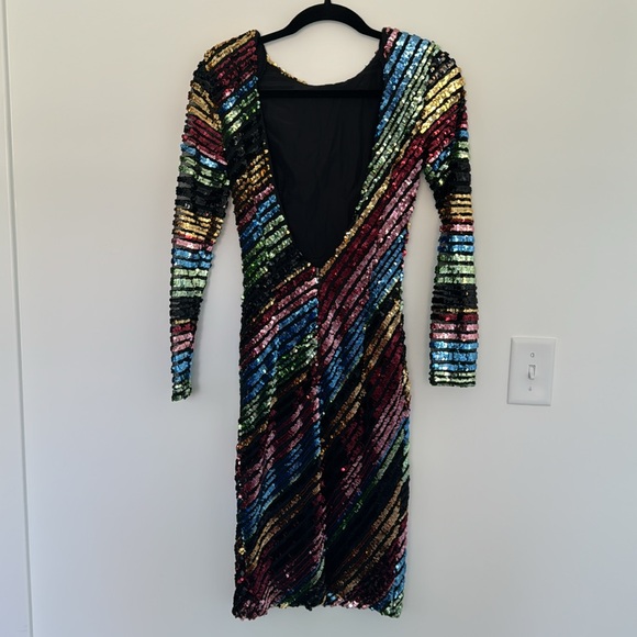 Alcoolique Sequin Payton Dress - Size 38/4 - Picture 8 of 13